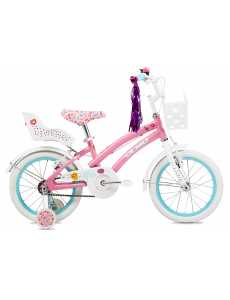 BICICLETA INFANTIL PARA NIÑAS MARCA OLMO TINY FRIENDS 16